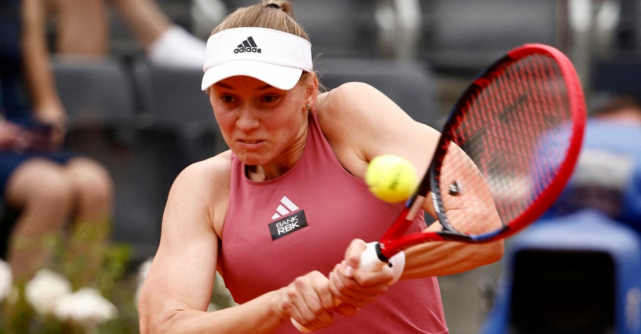 Tennis, WTA Tournoi de Rome 2023 Rybakina sort Vondrousova Tennis
