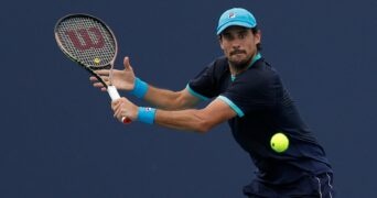 Guido Pella Miami 2023 volée revers ©Al / Reuters / Panoramic