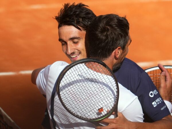 Jérémy Chardy Lorenzo Sonego Rome 2023 ©Al / Reuters / Panoramic