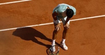 Carlos Alcaraz, à Roland-Garros en 2023 - (c) AI / Reuters / Panoramic