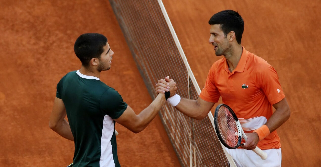 Carlos Alcaraz, et Novak Djokovic, Madrid 2022