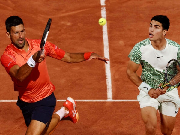 Novak Djokovic and Carlos Alcaraz, 2023