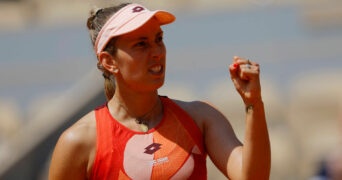 Elise Mertens at 2023 Roland-Garros