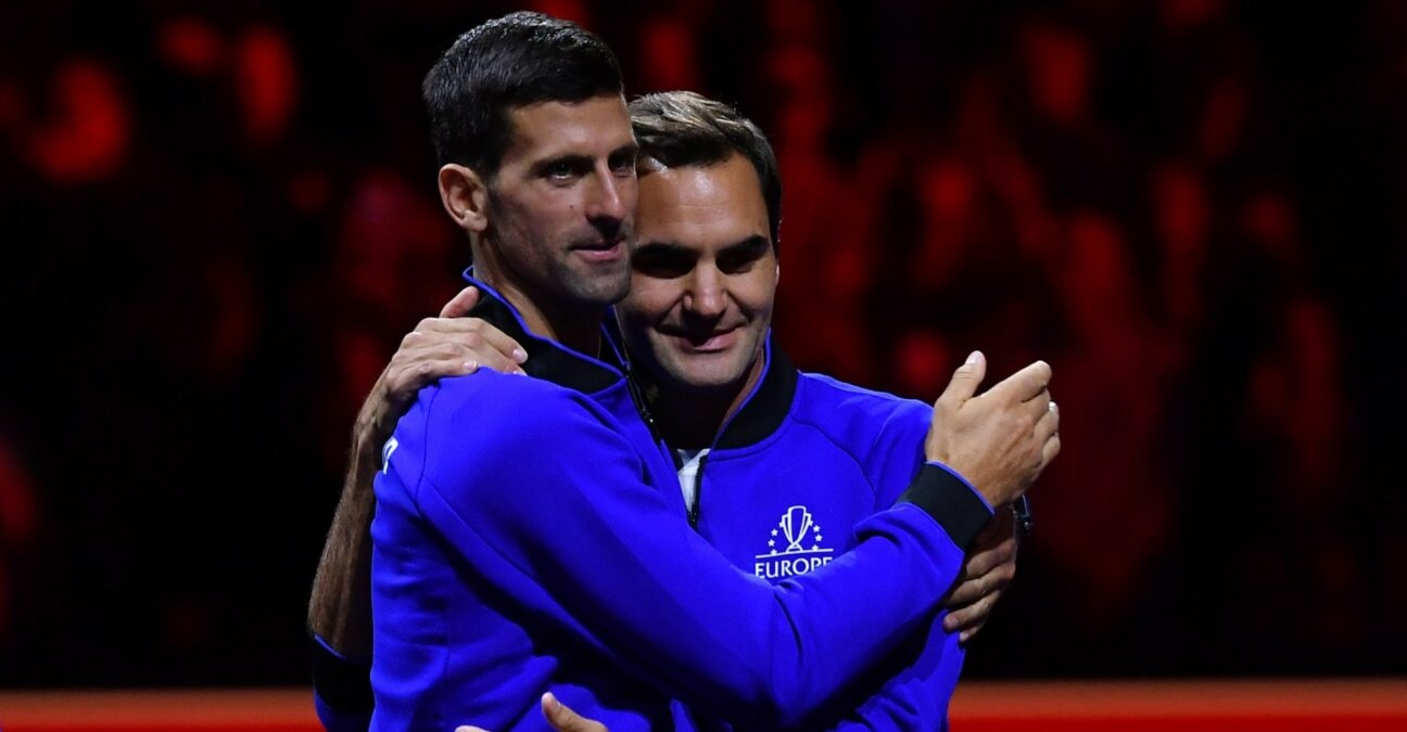 Roger Federer (Sui) and Novak Djokovic (Ser) || 242456_0032