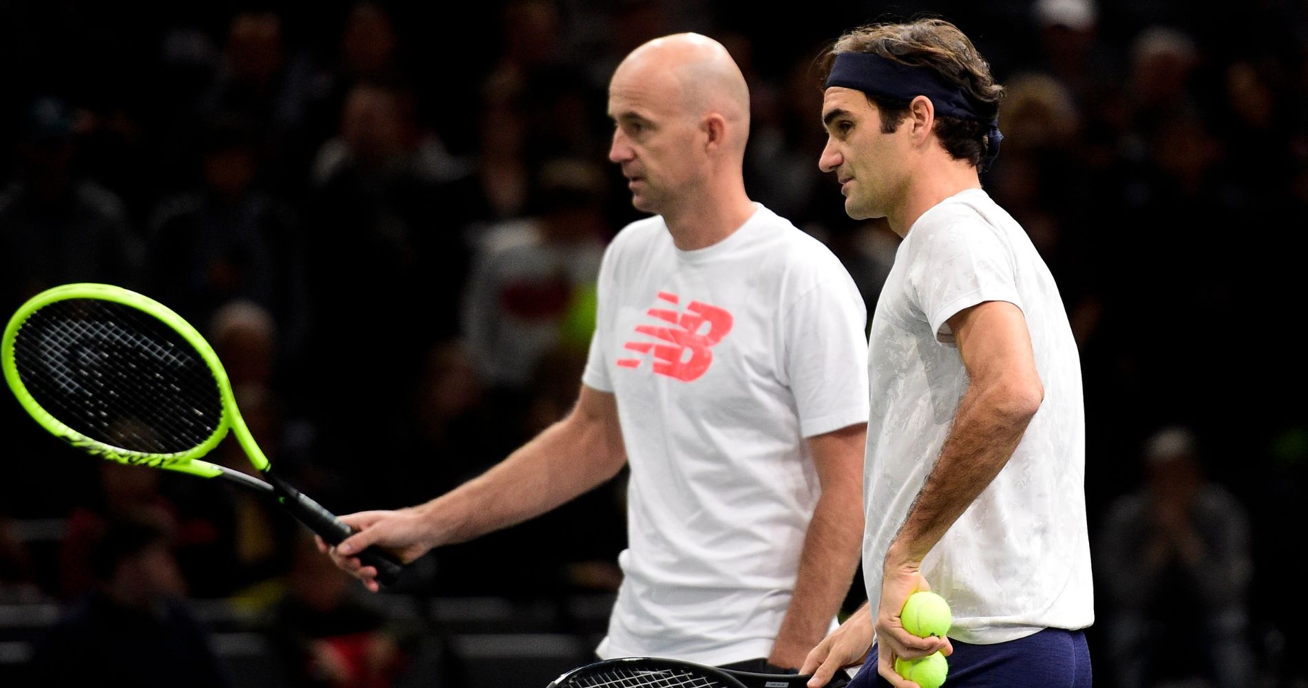 Ivan Ljubicic et Roger Federer - Rolex Paris Masters 2018