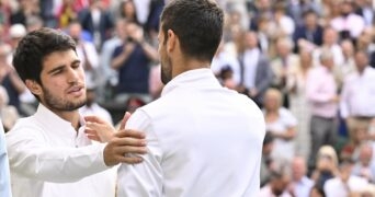 Alcaraz Djokovic Wimbledon 2023 ceremony