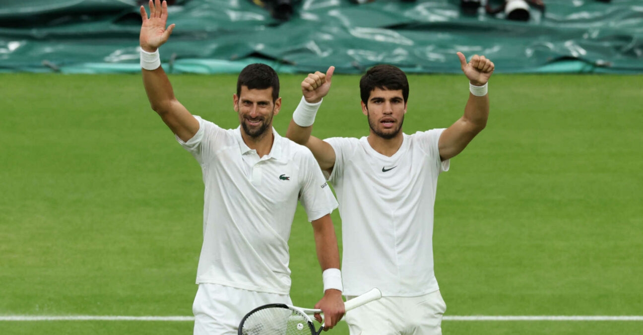 Novak Djokovic and Carlos Alcaraz, Wimbledon 2023