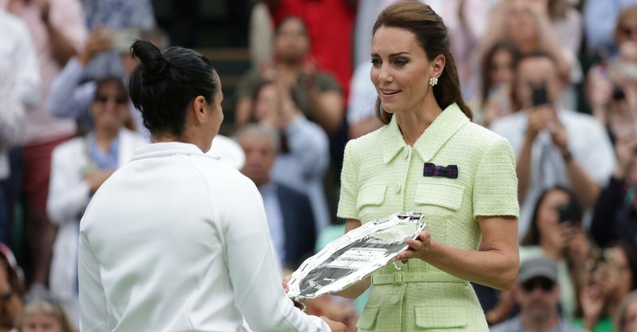 Ons Jabeur et Kate Middleton, Wimbledon 2023