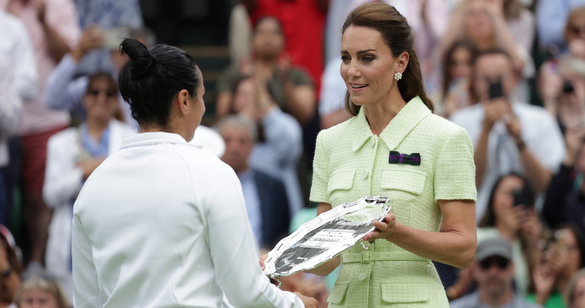 Ons Jabeur et Kate Middleton, Wimbledon 2023