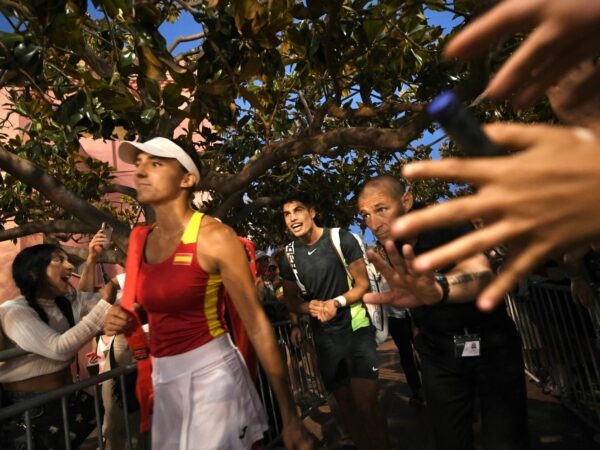 Carlos Alcaraz et Rebeka Masarova - Hopman Cup 2023