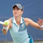 Belinda Bencic US Open 2023 retour coup droit