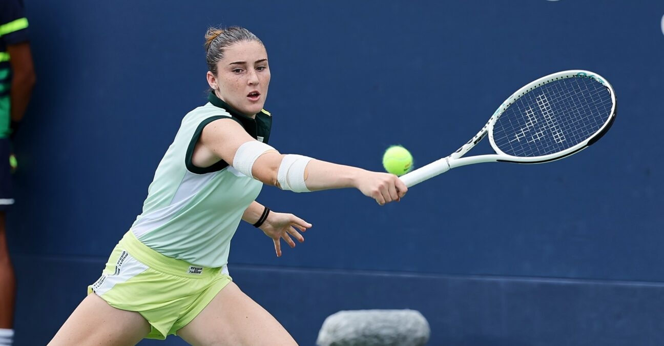 Elsa Jacquemot US Open 2023 qualifications revers défense