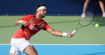 Jiri Vesely volée coup droit 2023