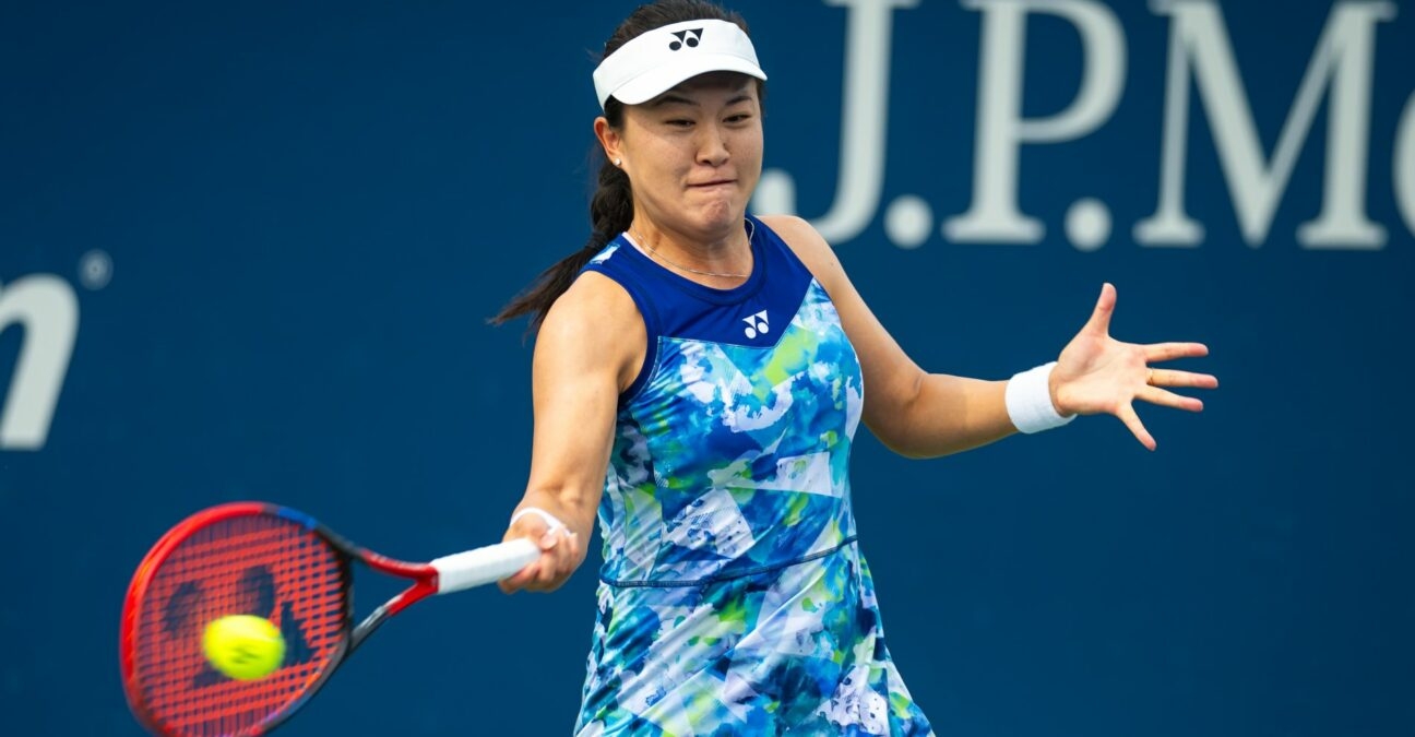 Lin Zhu US Open 2023 coup droit
