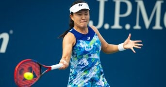 Lin Zhu US Open 2023 coup droit