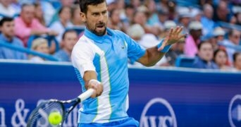 Novak Djokovic Cincinnati 2023 coup droit
