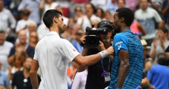 Novak Djokovic et Gaël Monfils, US Open 2016