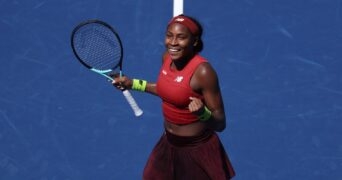 Coco Gauff US Open 2023 joie