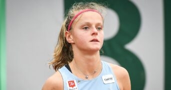 Alice Robbe Roland-Garros 2023 déception gros plan visage