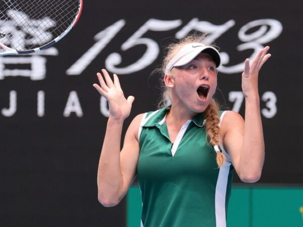 Alina Korneeva Open d'Australie 2023 joie