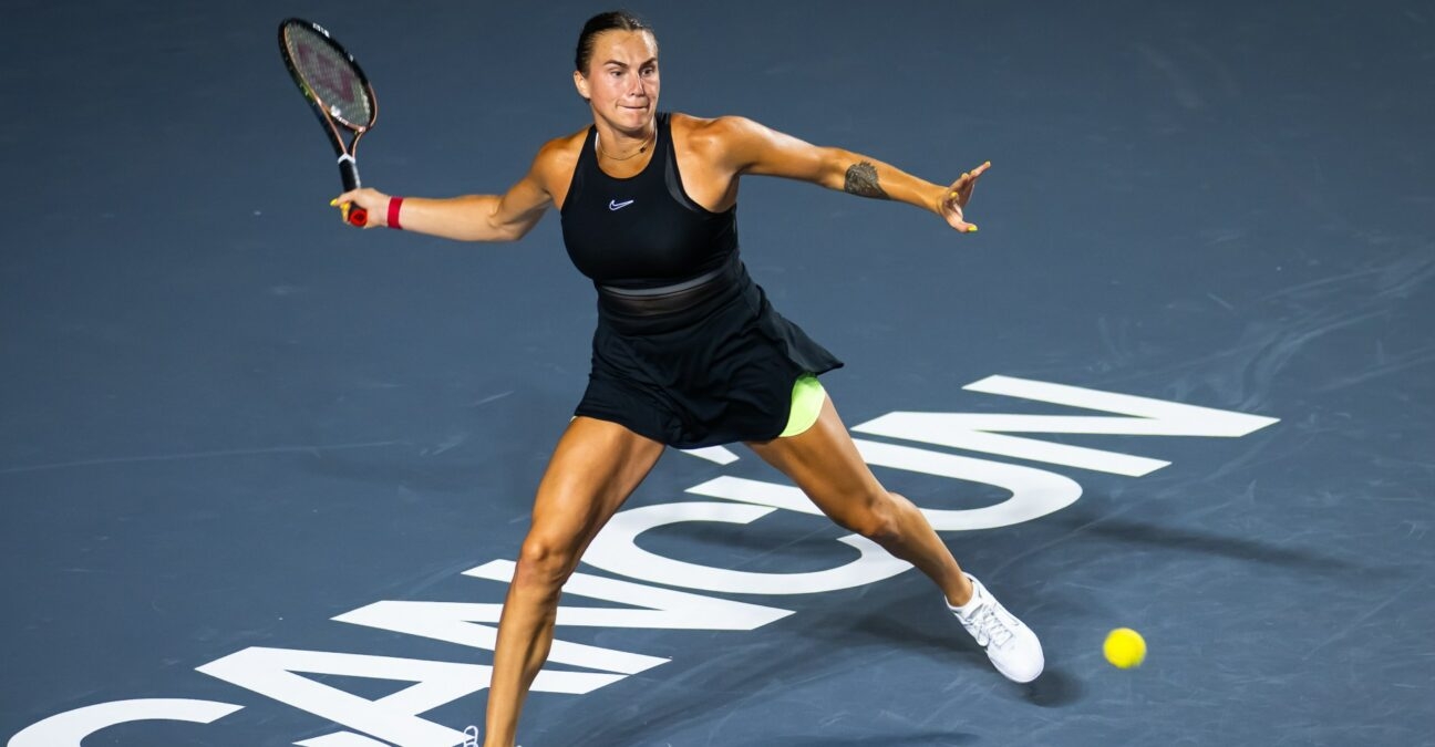 Aryna Sabalenka WTA Finals 2023 coup droit