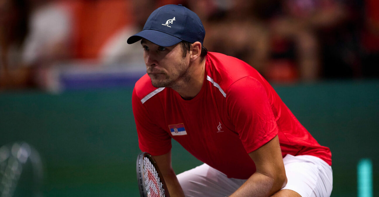 Dusan Lajovic, Davis Cup Finals - Imago / Panoramic