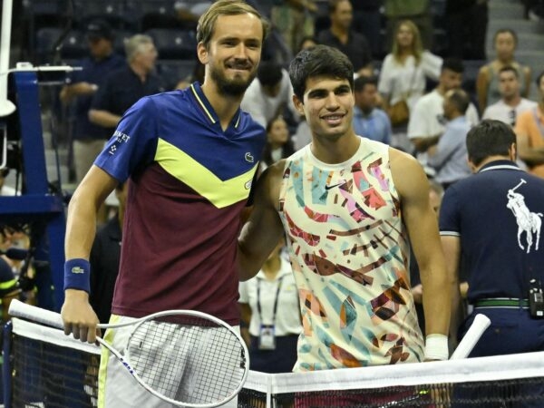 Daniil Medvedev et Carlos Alcaraz, US Open 2023