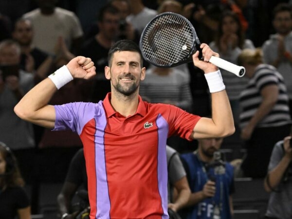 Novak Djokovic Rolex Paris Masters 2023 joie