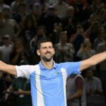 Novak Djokovic Rolex Paris Masters 2023 joie