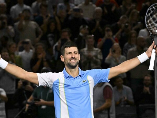 Novak Djokovic Rolex Paris Masters 2023 joie