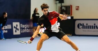 Pierre Hugues Herbert Bergame 2023 coup droit