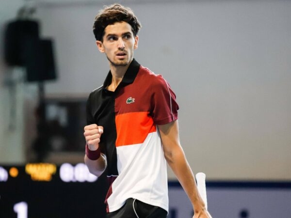 Pierre-Hugues Herbert Bergame 2023 poing serré