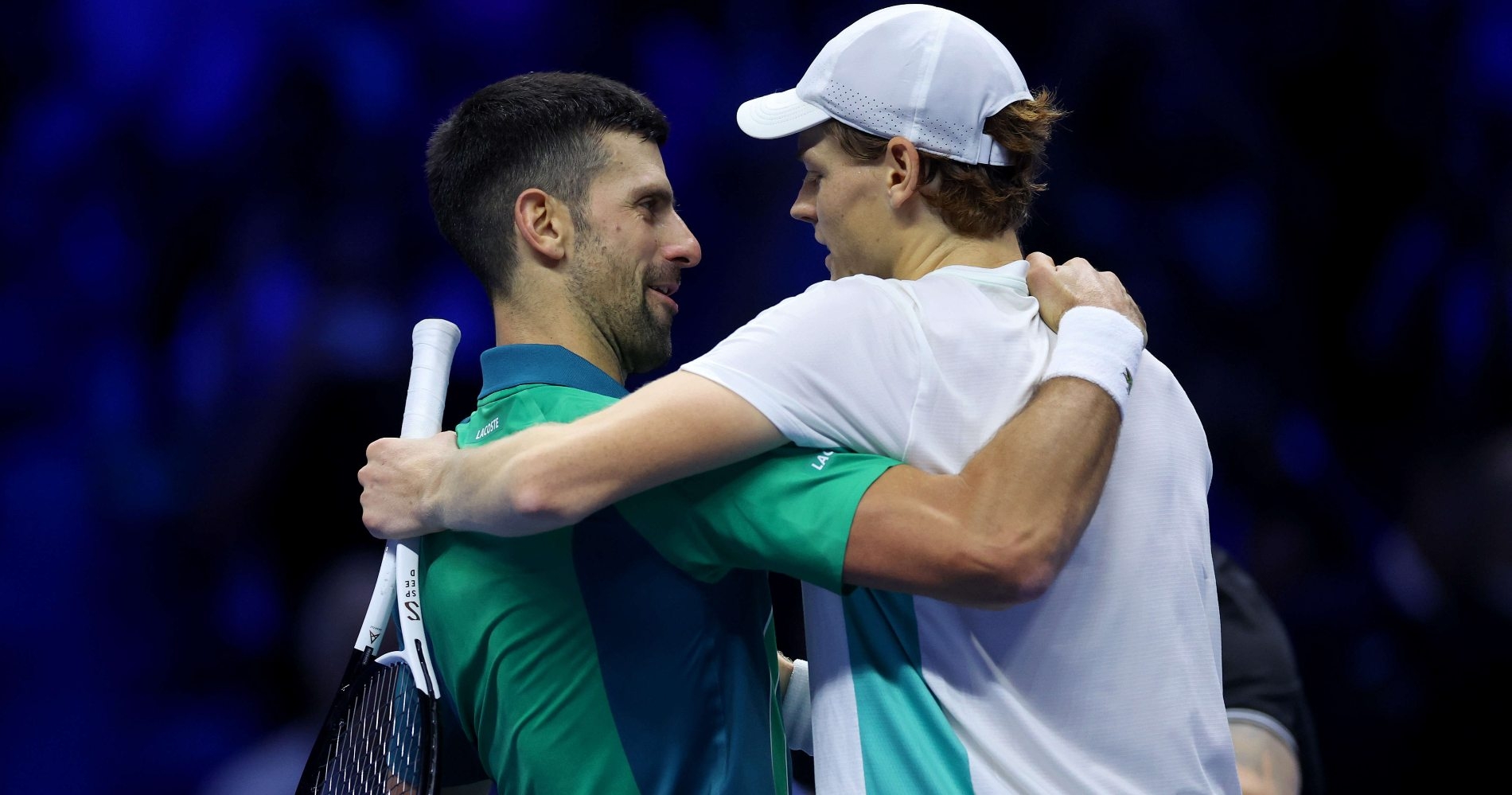 Novak Djokovic et Jannik Sinner, ATP Finals 2023