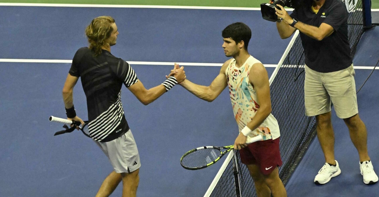 Alexander Zverev, Carlos Alcaraz, US Open 2023