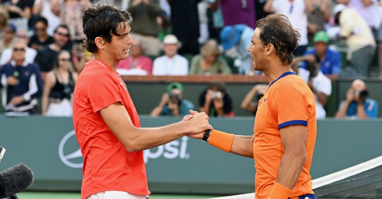 Taylor Fritz et Rafael Nadal, Indian Wells 2022