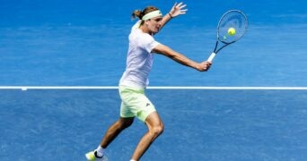 Alexander Zverev Open d'Australie 2024 volée revers