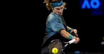 Andrey Rublev Open d'Australie 2024 coup droit