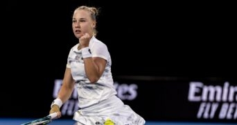 Anna Blinkova Open d'Australie 2024 célébration