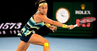 Caroline Garcia Open d'Australie 2024 revers slicé défense