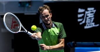 Daniil Medvedev Open d'Australie 2024 volée coup droit