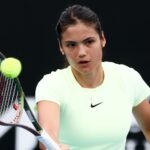 Emma Raducanu Open d'Australie 2024 entraînement