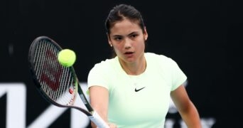 Emma Raducanu Open d'Australie 2024 entraînement