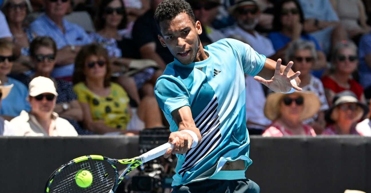 Felix Auger-Aliassime Auckland 2024 coup droit