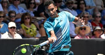 Felix Auger-Aliassime Auckland 2024 coup droit