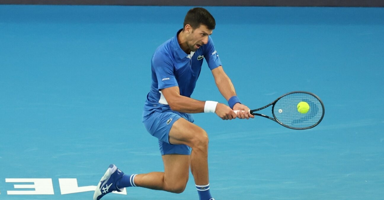 Novak Djokovic Open d'Australie 2024 revers