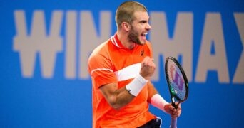 Borna Coric, Montpellier 2024 (© JB Autissier, Open Sud de France)