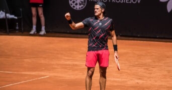 Federico Coria, en Challenger en 2021