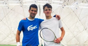 Jakub Menšík, Novak Djokovic, 2022