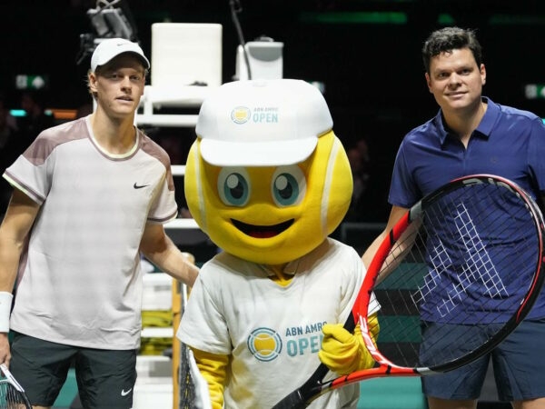 Jannik Sinner, Milos Raonic, Rotterdam 2024