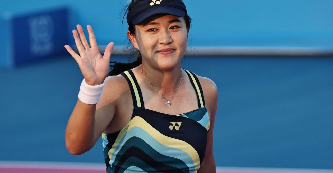 Lin Zhu at the Hua Hin Open 2024 (Imago / Panoramic)